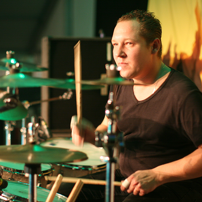 Drummer Patrick de Jong